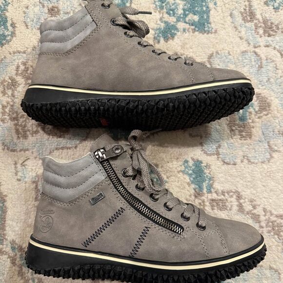 Rieker Cordula Gray Ankle Booties size 6 - Picture 2 of 9